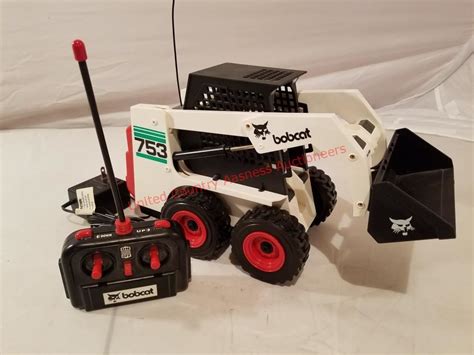 remote skid steer|remote controlled bobcat skid steer.